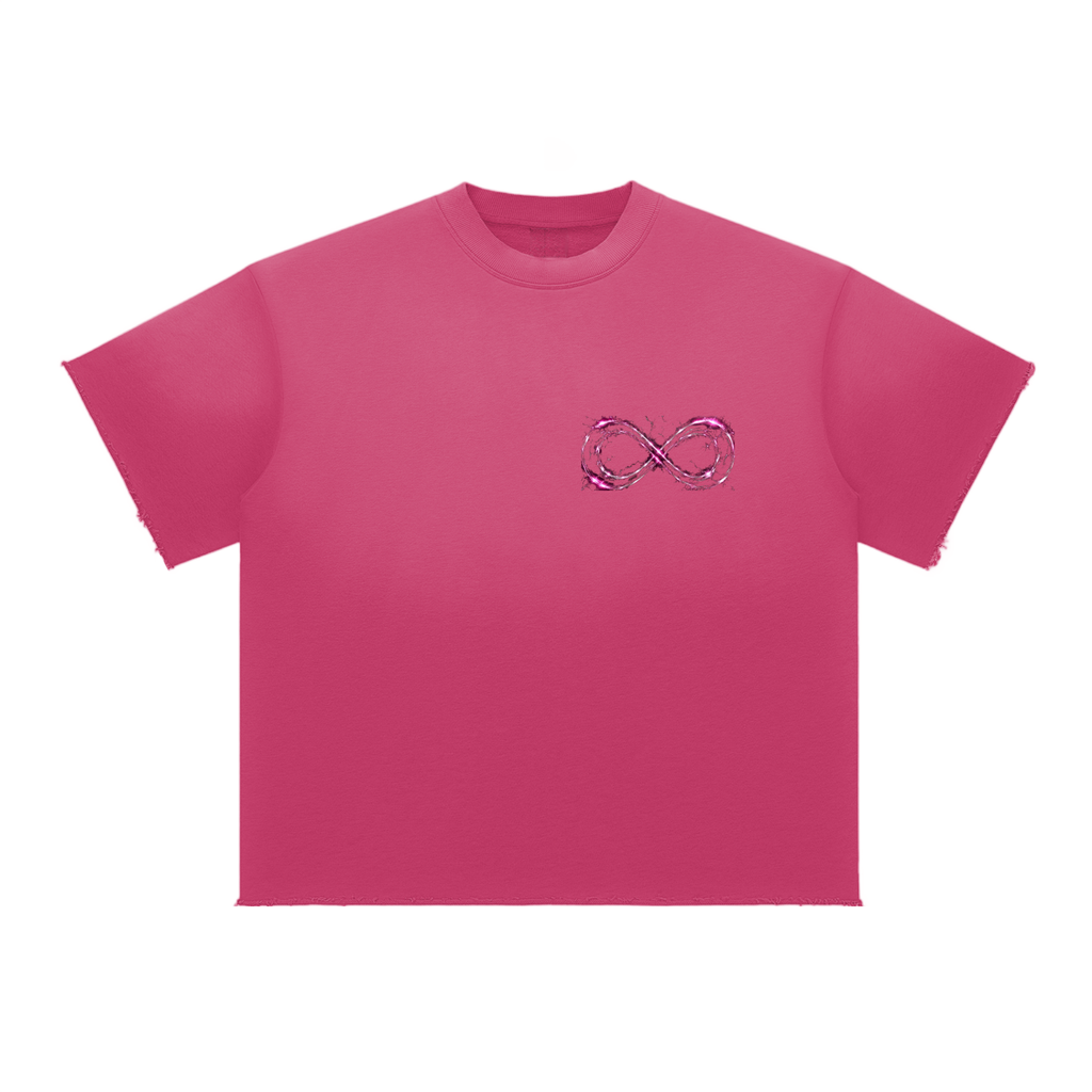 Sun Fade Raw Edge Mave Eternity T-Shirt