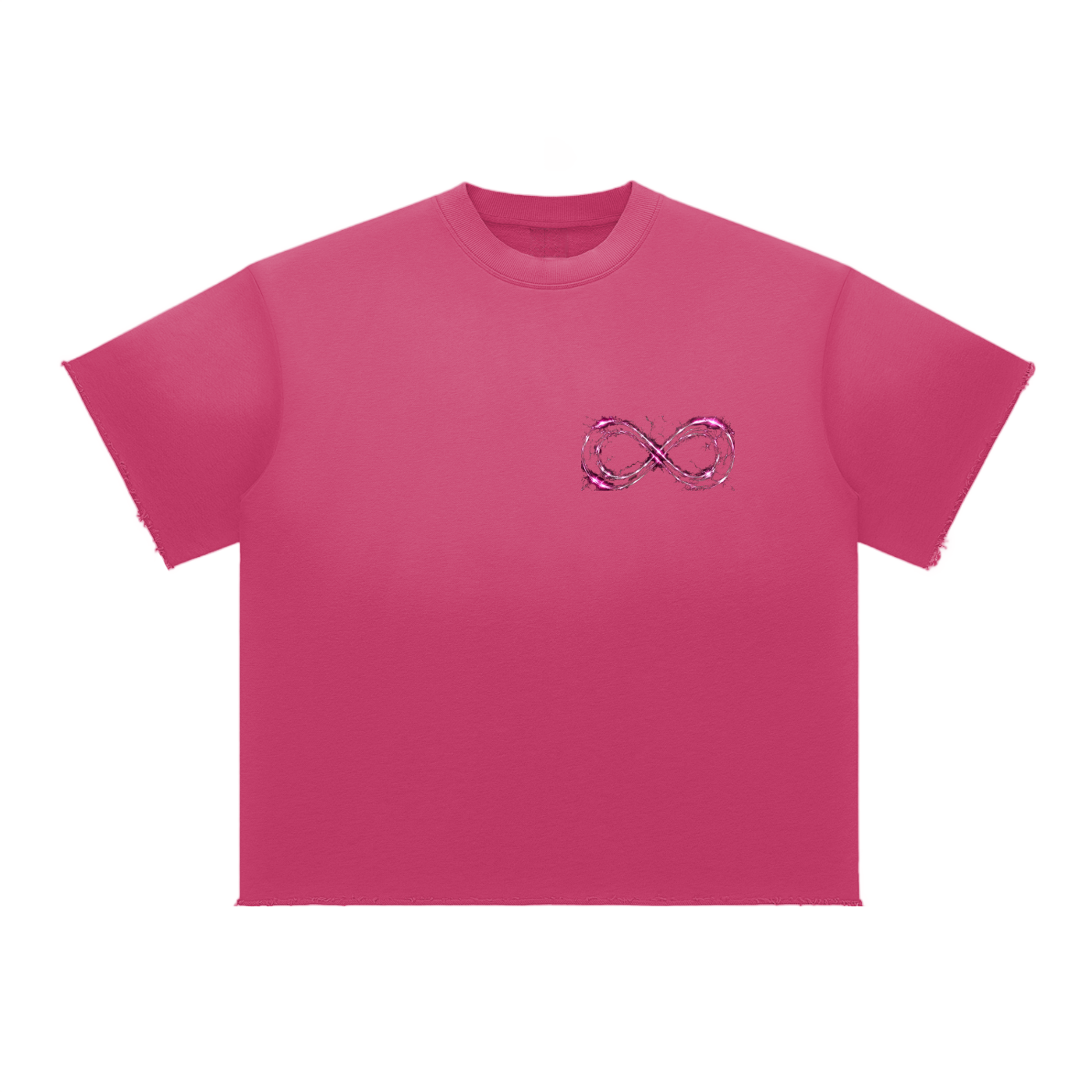 Sun Fade Raw Edge Mave Eternity T-Shirt