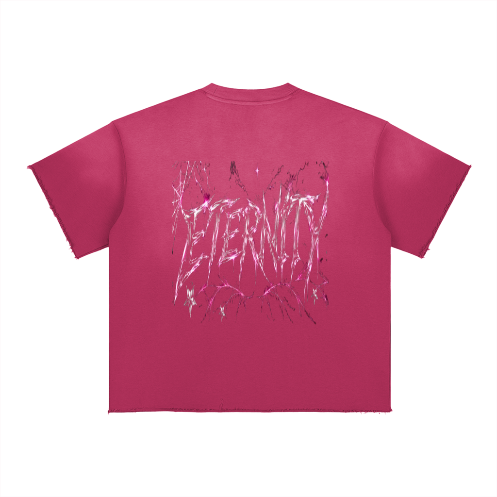 Sun Fade Raw Edge Mave Eternity T-Shirt
