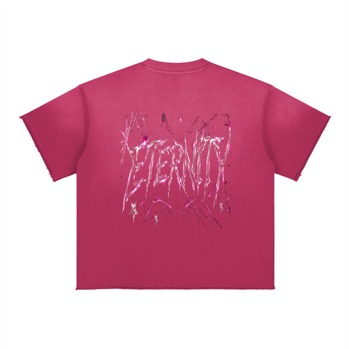 Sun Fade Raw Edge Mave Eternity T-Shirt